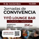 Sábado 9 de noviembre, Jornada de Convivencia de Hermandad.