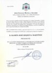 Ratificación del Sr. Obispo a N.H.D. Ramón J. Requena como Hermano Mayor